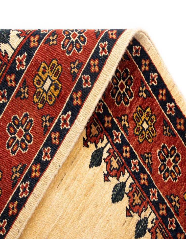 Detail image of 3' x 9' 10 Luribaft Wool Runner Rug