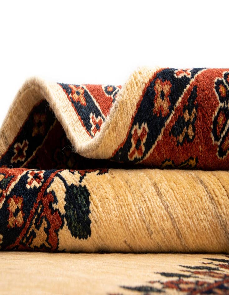 Detail image of 3' x 9' 10 Luribaft Wool Runner Rug