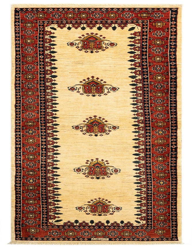 Detail image of 3' x 9' 10 Luribaft Wool Runner Rug