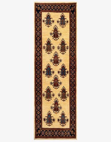3' 1 x 9' 5 Luribaft Wool Runner Rug