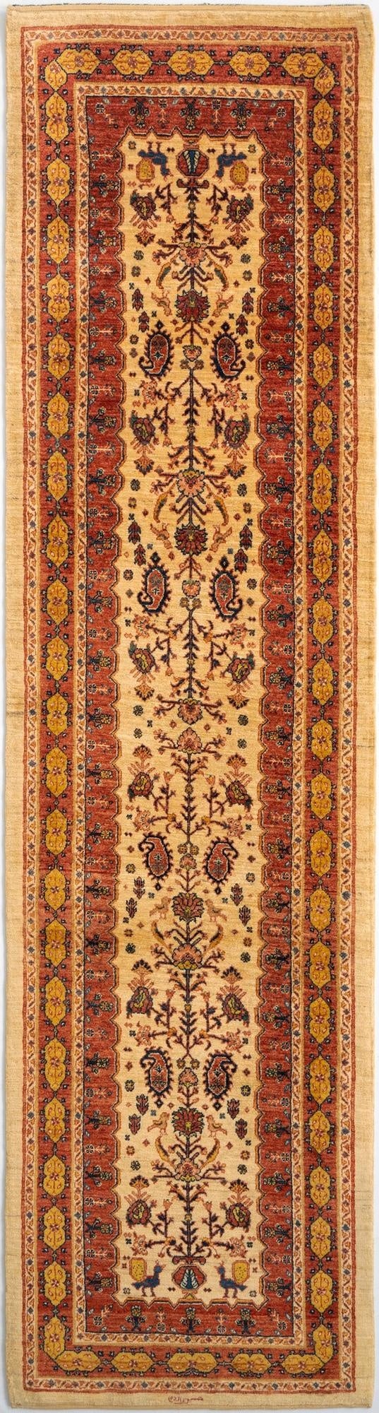 2' 10 x 11' 5 Luribaft Wool Runner Rug