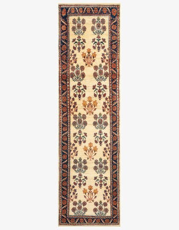 2' 9 x 9' 11 Luribaft Wool Runner Rug