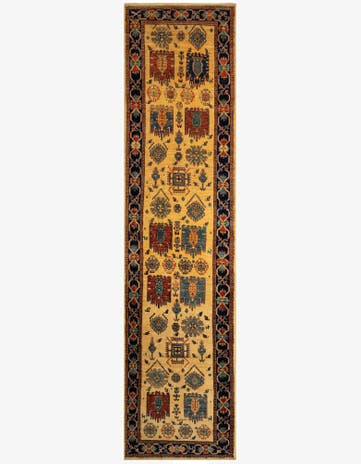 2' 11 x 12' Luribaft Wool Runner Rug