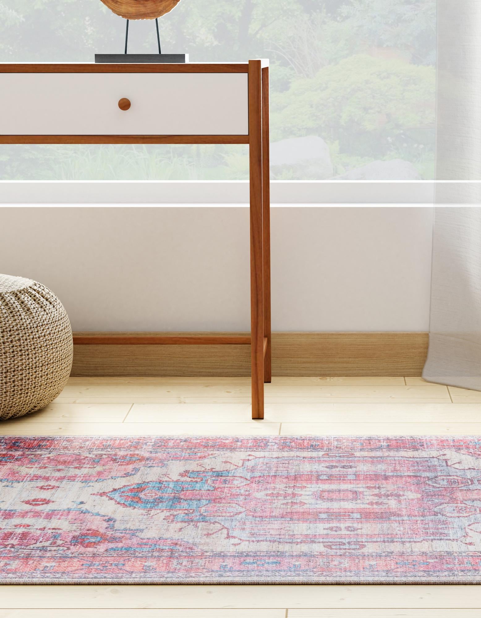 2' x 10' Washable Maahru Runner Rug