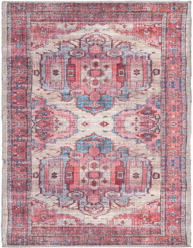 Detail image of 2' x 6' Washable Maahru Runner Rug