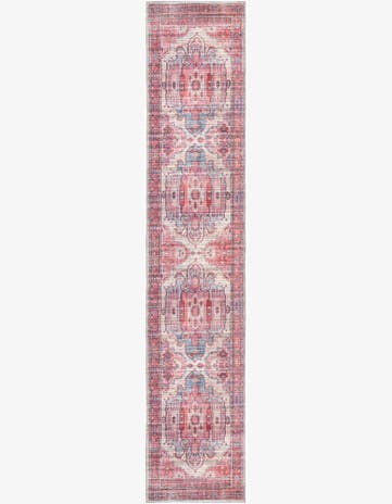 Beige Washable Maahru Runner Rug