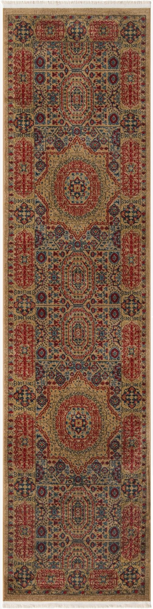 2' 7 x 10' Mamluk Runner Rug