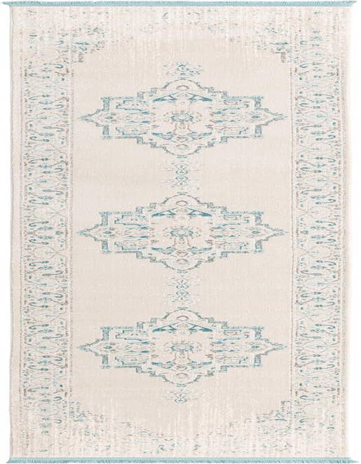 Detail image of 2' 7 x 10' Modern Classical Runner Rug