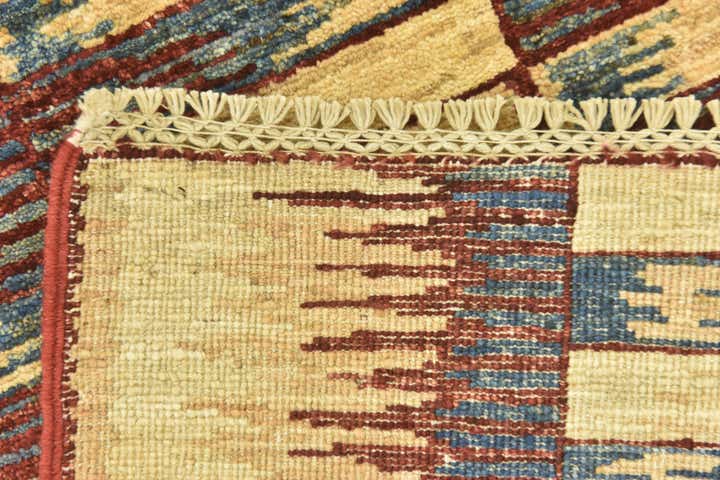 2' 9 x 9' 6 Hand Knotted Modern Ziegler Runner Rug