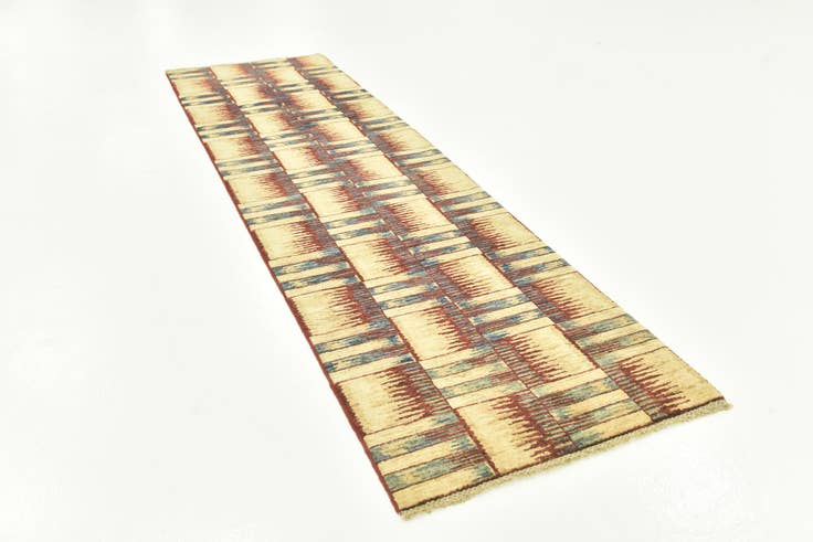 Detail image of 2' 9 x 9' 6 Hand Knotted Modern Ziegler Runner Rug