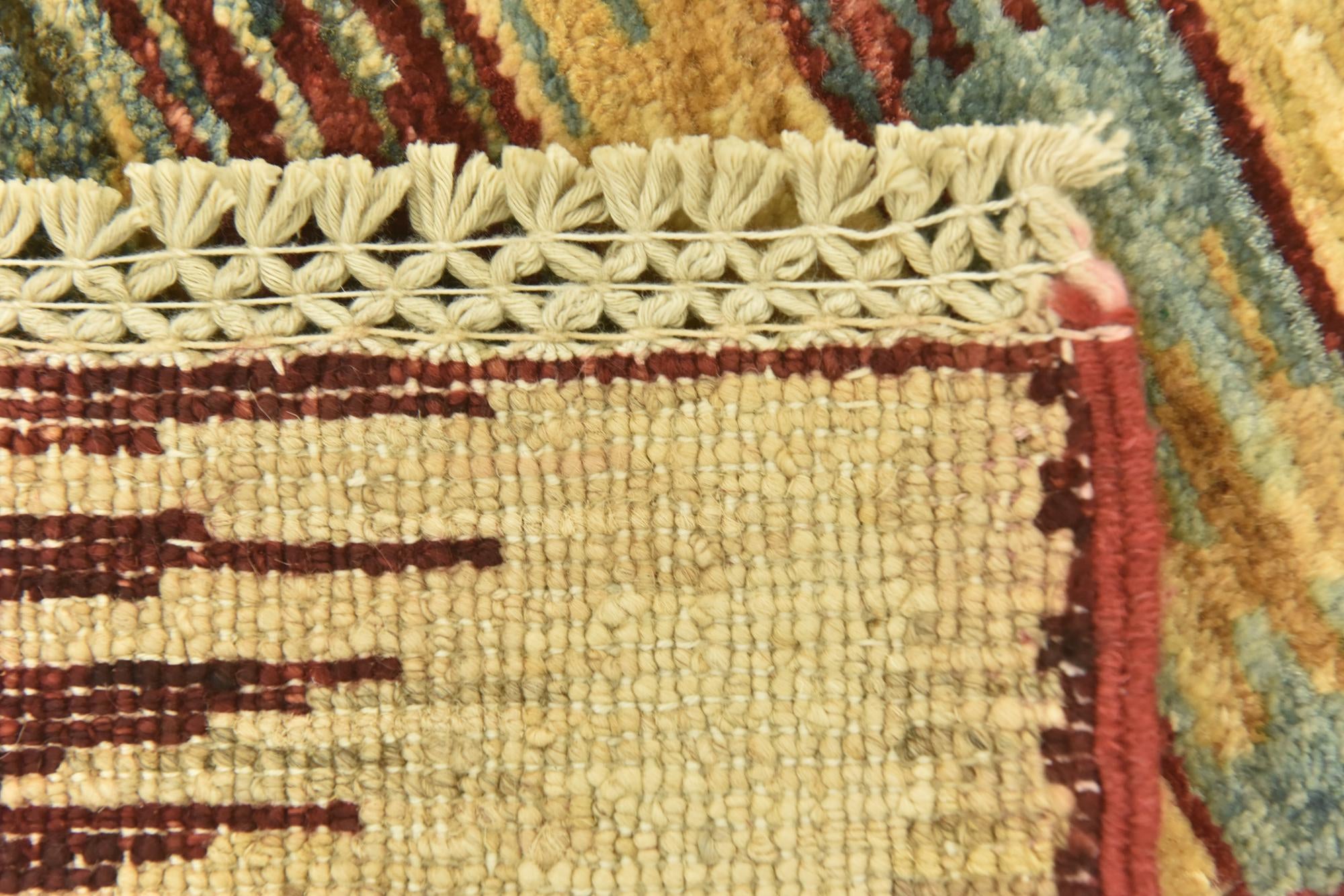 2' 8 x 9' 6 Hand Knotted Modern Ziegler Runner Rug
