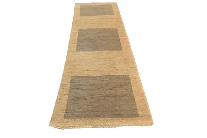 2' 8 x 9' 9 Hand Knotted Modern Ziegler Runner Rug