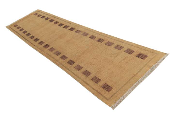 2' 6 x 9' 6 Hand Knotted Modern Ziegler Runner Rug