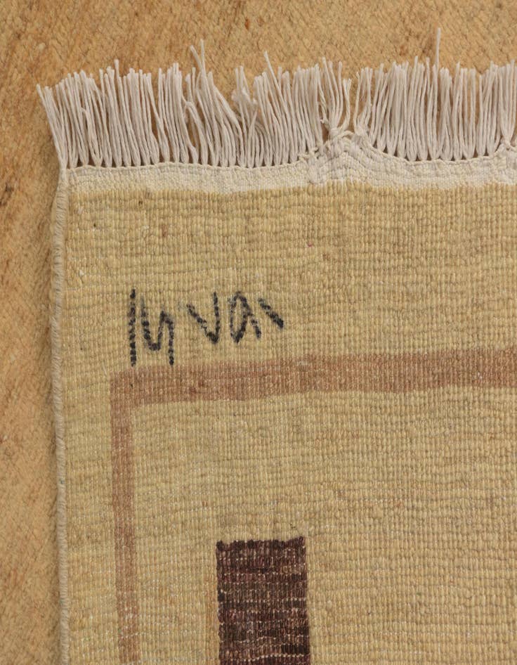 Detail image of 2' 6 x 9' 6  Hand Knotted Modern Ziegler Runner Rug