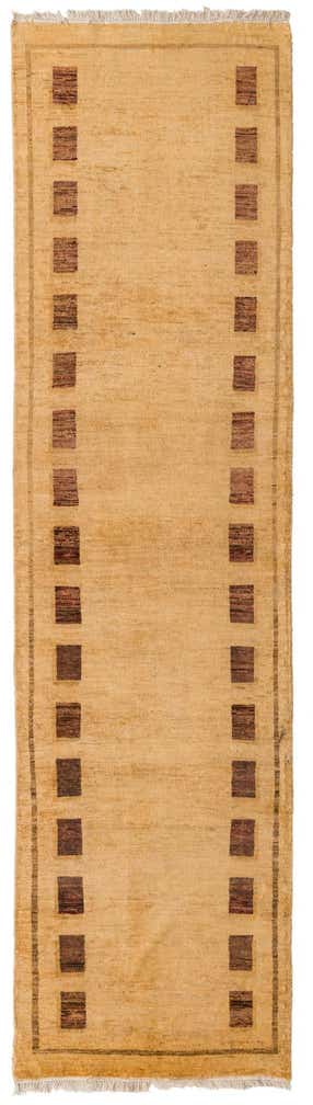 2' 6 x 9' 6 Hand Knotted Modern Ziegler Runner Rug