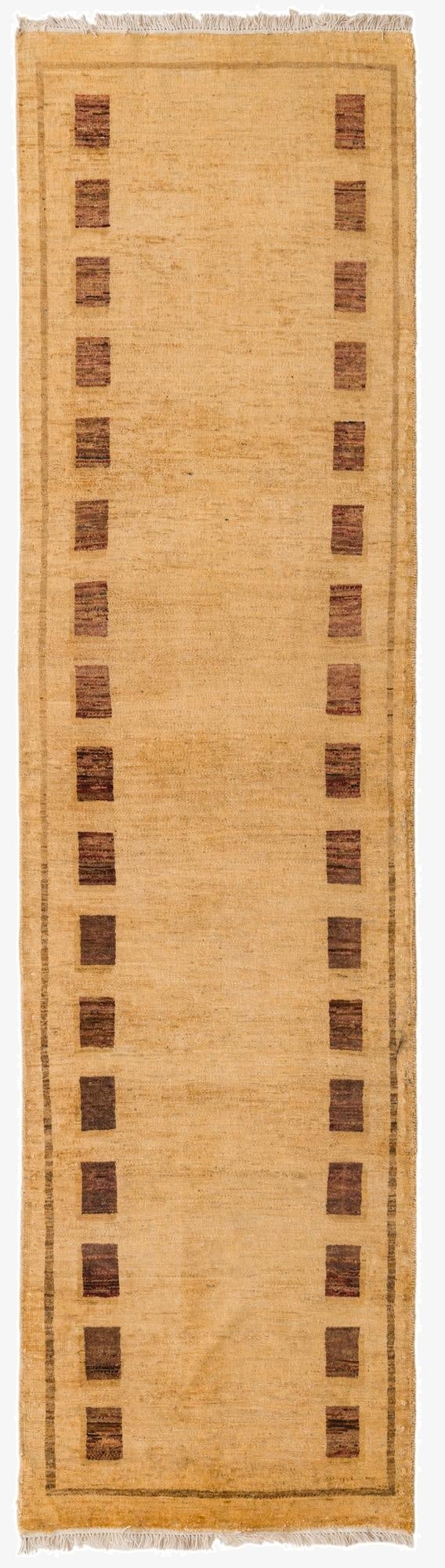 2' 6 x 9' 6  Hand Knotted Modern Ziegler Runner Rug