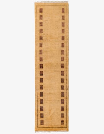 2' 6 x 9' 6 Hand Knotted Modern Ziegler Runner Rug