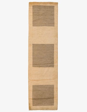 2' 8 x 9' 9 Hand Knotted Modern Ziegler Runner Rug