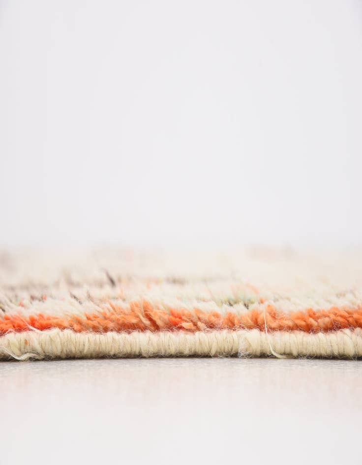 Detail image of 4' 10 x 10' 10  Hand Knotted Moroccan Wool Runner Rug