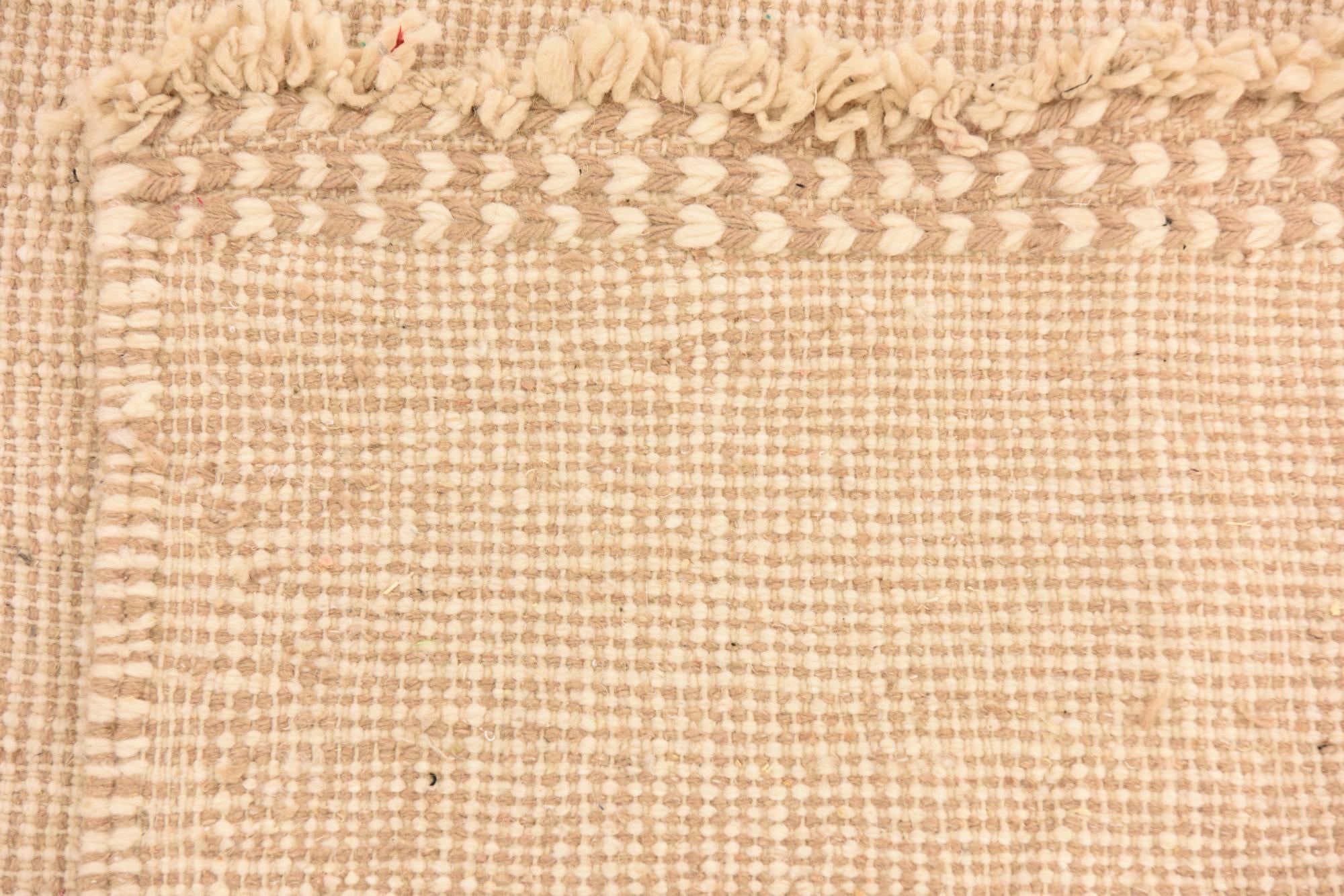 5' 2 x 9' 6 Hand Knotted Moroccan Wool Runner Rug