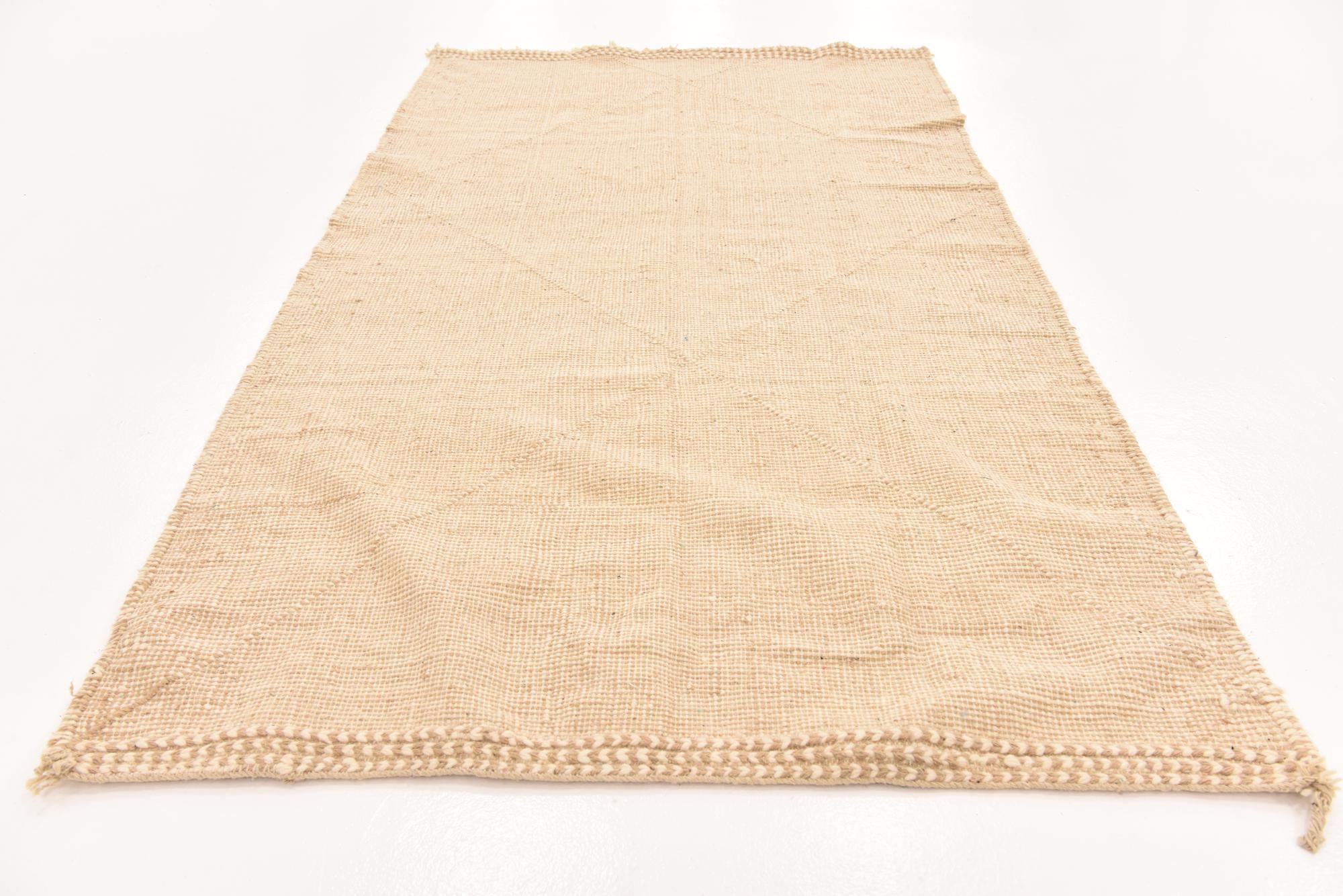 5' 2 x 9' 6 Hand Knotted Moroccan Wool Runner Rug