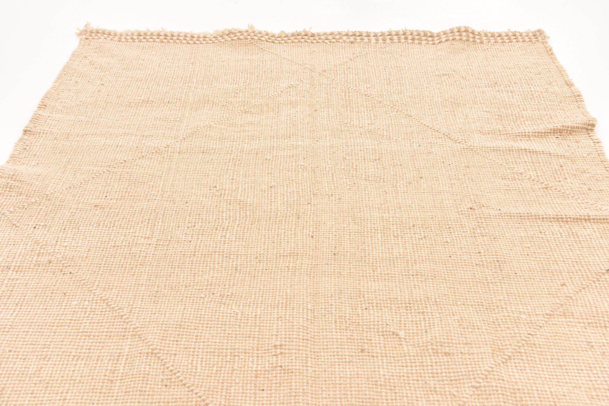 5' 2 x 9' 6 Hand Knotted Moroccan Wool Runner Rug