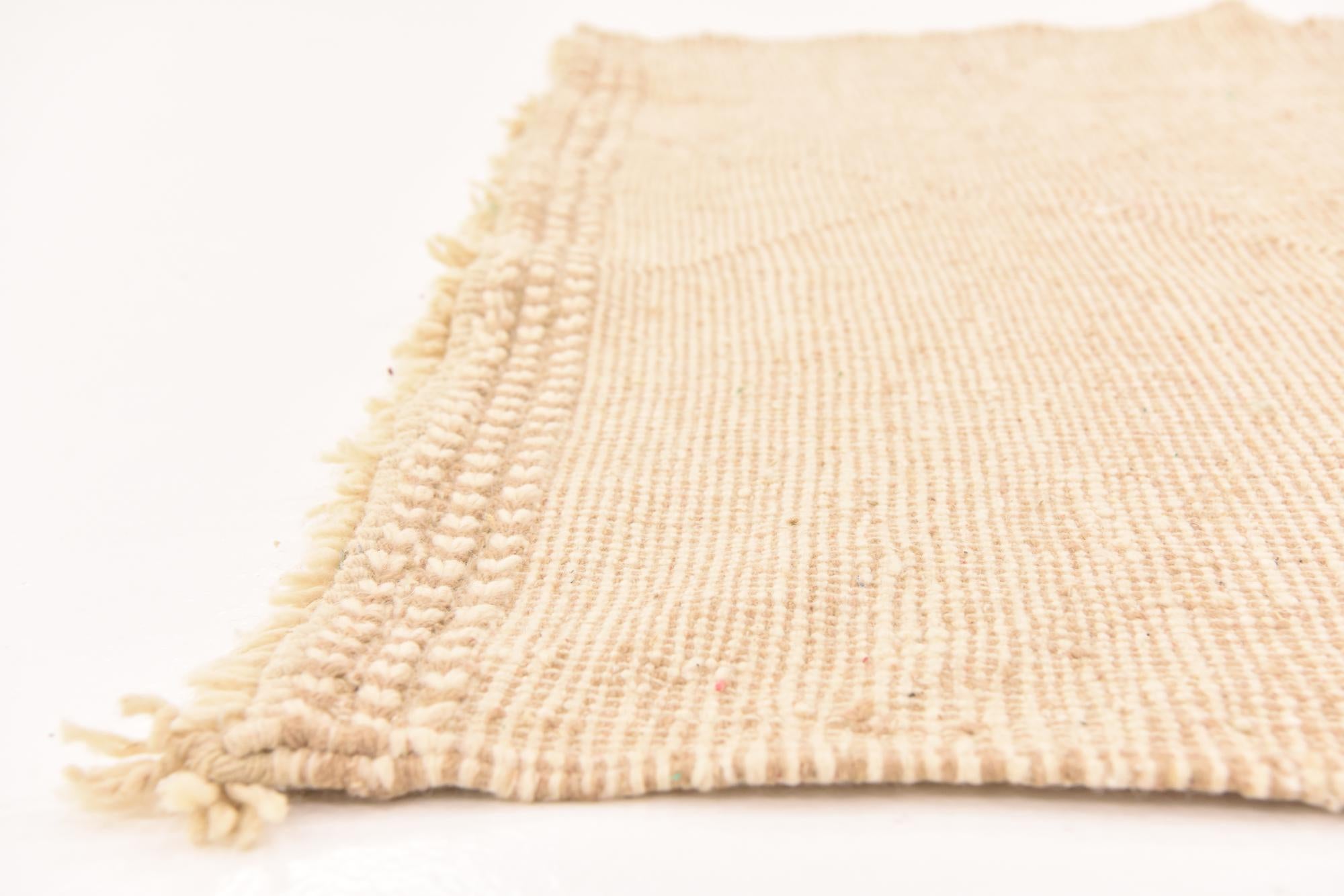 5' 2 x 9' 6 Hand Knotted Moroccan Wool Runner Rug
