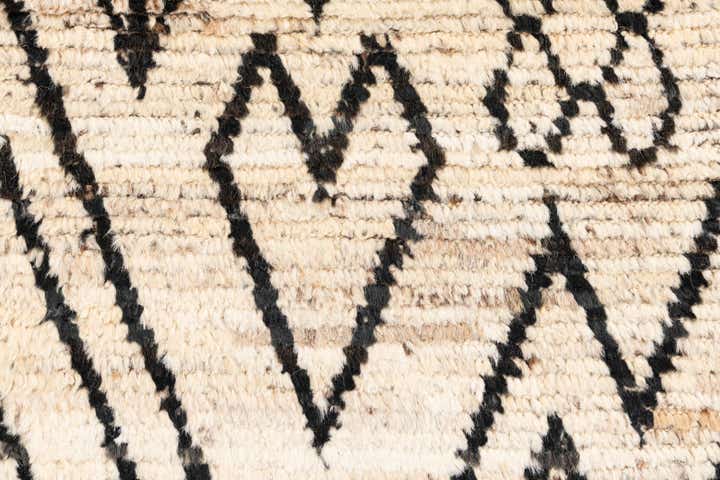3' 5 x 16' 3 Hand Knotted Moroccan Wool Runner Rug