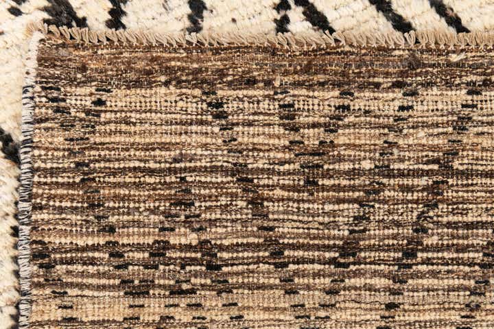 3' 5 x 16' 3 Hand Knotted Moroccan Wool Runner Rug