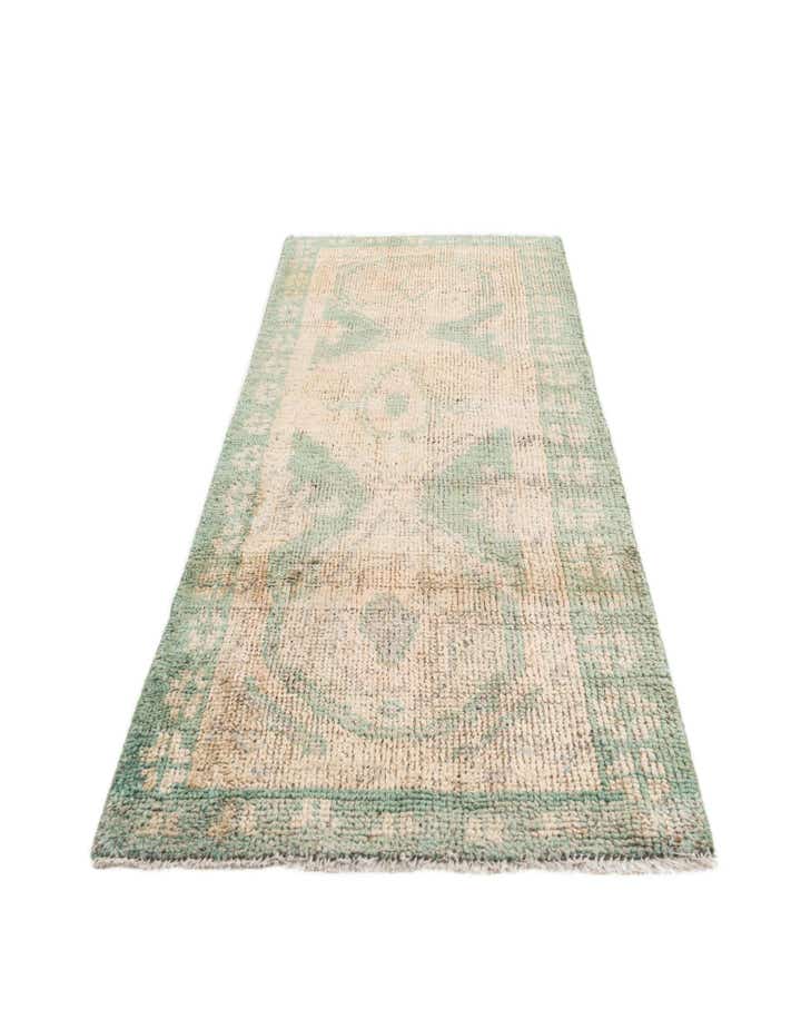 2' 9 x 7' 9 Hand Knotted Moroccan Wool Runner Rug