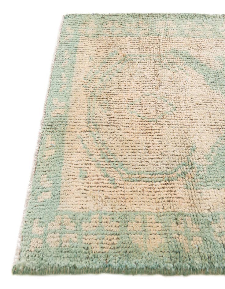 Detail image of 2' 9 x 7' 9  Hand Knotted Moroccan Wool Runner Rug