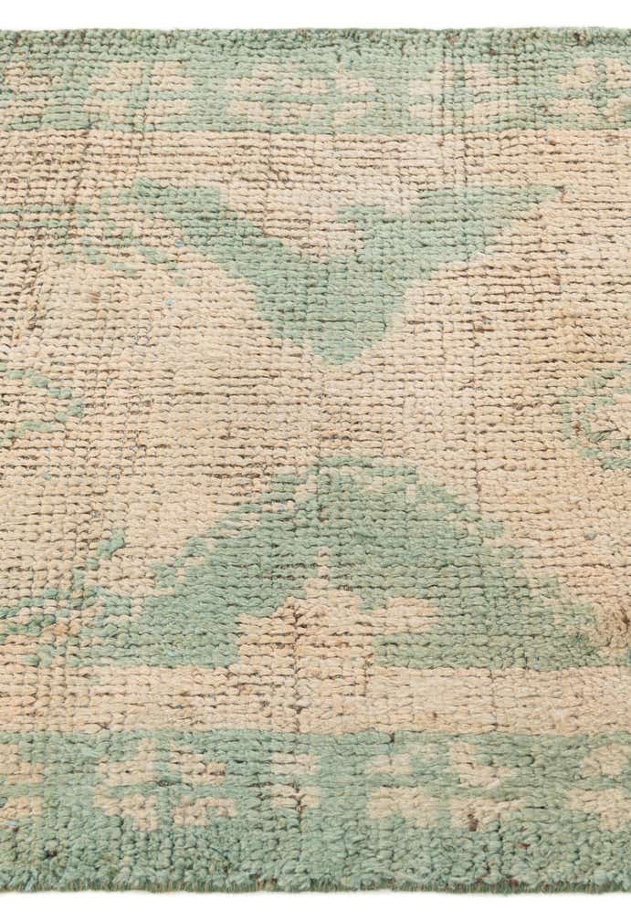 2' 9 x 7' 9 Hand Knotted Moroccan Wool Runner Rug