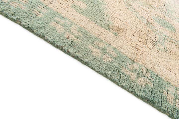 2' 9 x 7' 9 Hand Knotted Moroccan Wool Runner Rug