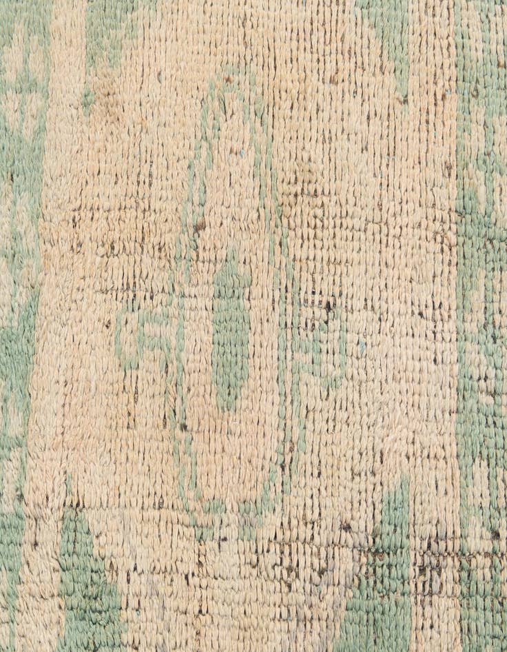Detail image of 2' 9 x 7' 9  Hand Knotted Moroccan Wool Runner Rug