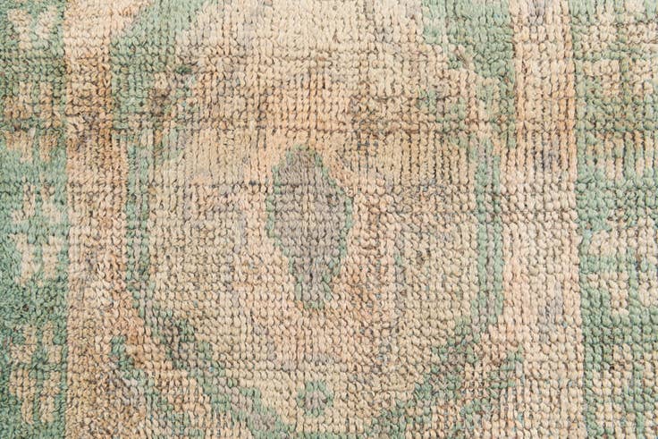 Detail image of 2' 9 x 7' 9 Hand Knotted Moroccan Wool Runner Rug