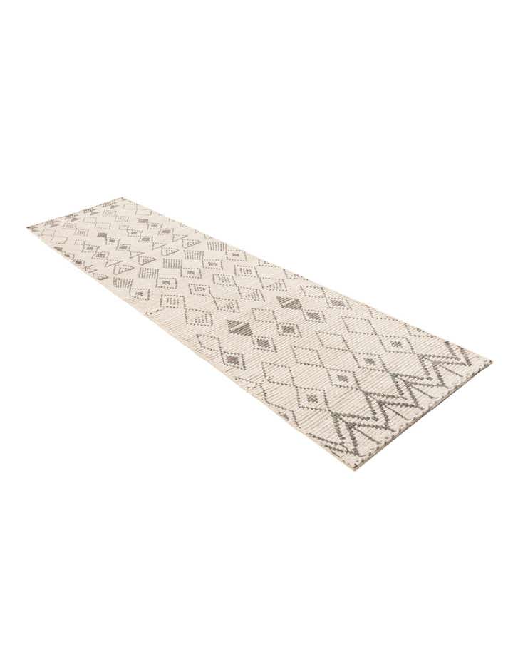 2' 8 x 10' 3 Hand Knotted Moroccan Wool Runner Rug