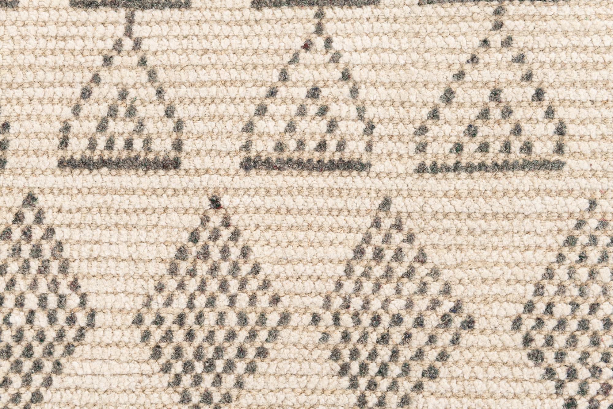 2' 8 x 10' 3 Hand Knotted Moroccan Wool Runner Rug