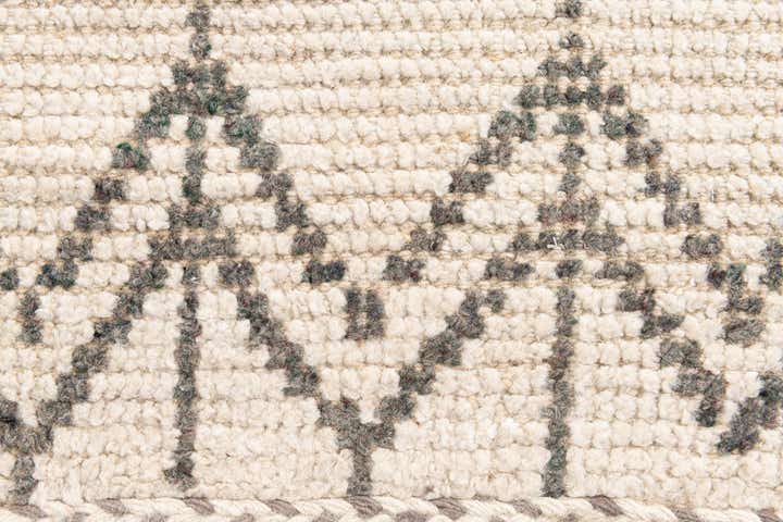 2' 8 x 10' 3 Hand Knotted Moroccan Wool Runner Rug