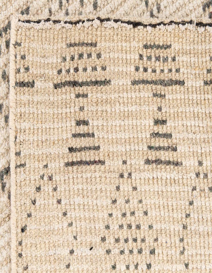 Detail image of 2' 8 x 10' 3  Hand Knotted Moroccan Wool Runner Rug