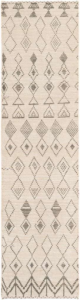 2' 8 x 10' 3 Hand Knotted Moroccan Wool Runner Rug