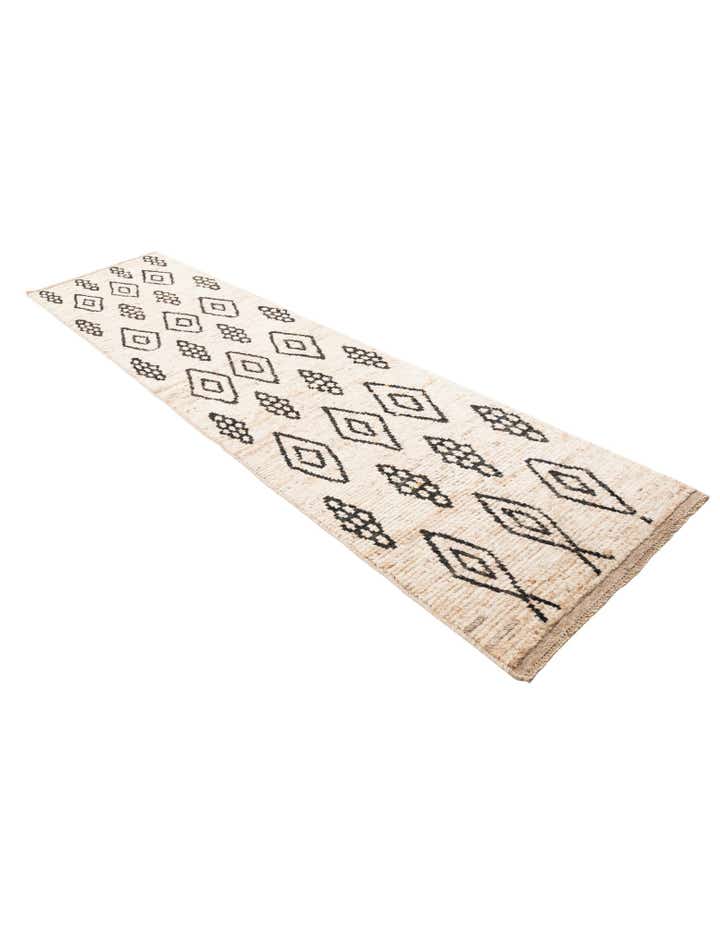 2' 10 x 12' 1 Hand Knotted Moroccan Wool Runner Rug