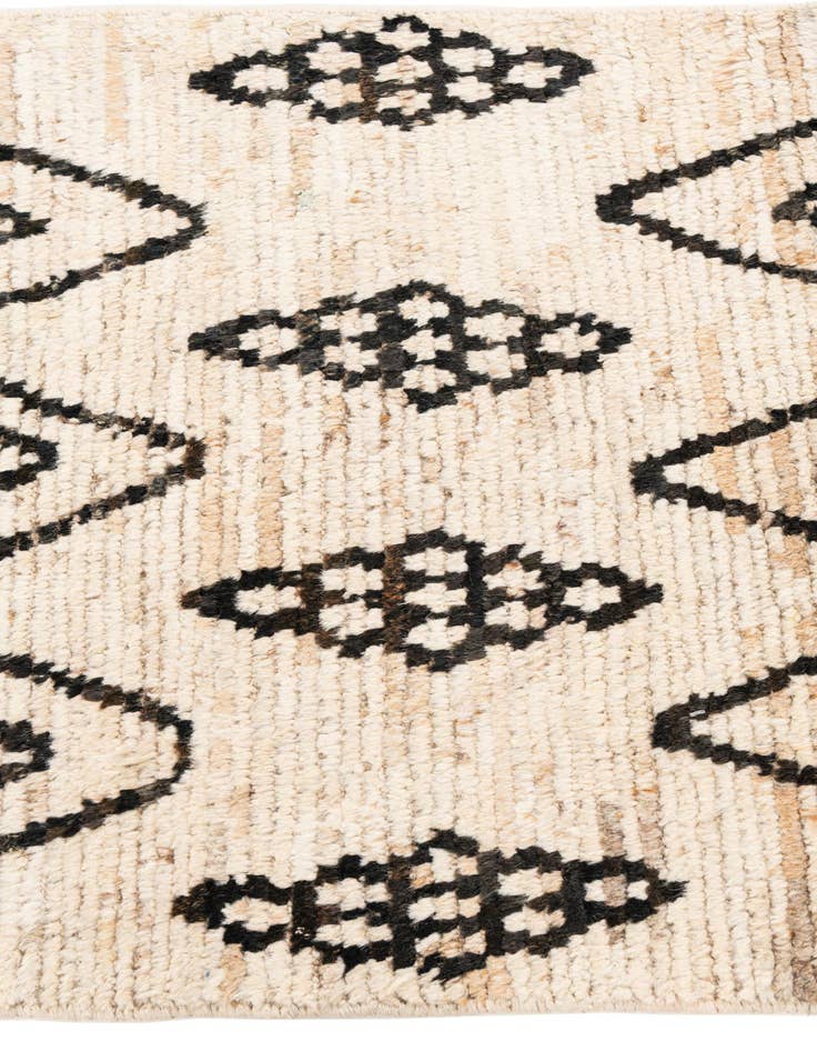 Detail image of 2' 10 x 12' 1  Hand Knotted Moroccan Wool Runner Rug