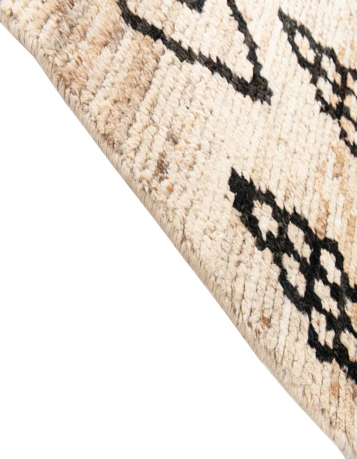 Detail image of 2' 10 x 12' 1  Hand Knotted Moroccan Wool Runner Rug