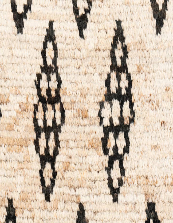 Detail image of 2' 10 x 12' 1  Hand Knotted Moroccan Wool Runner Rug