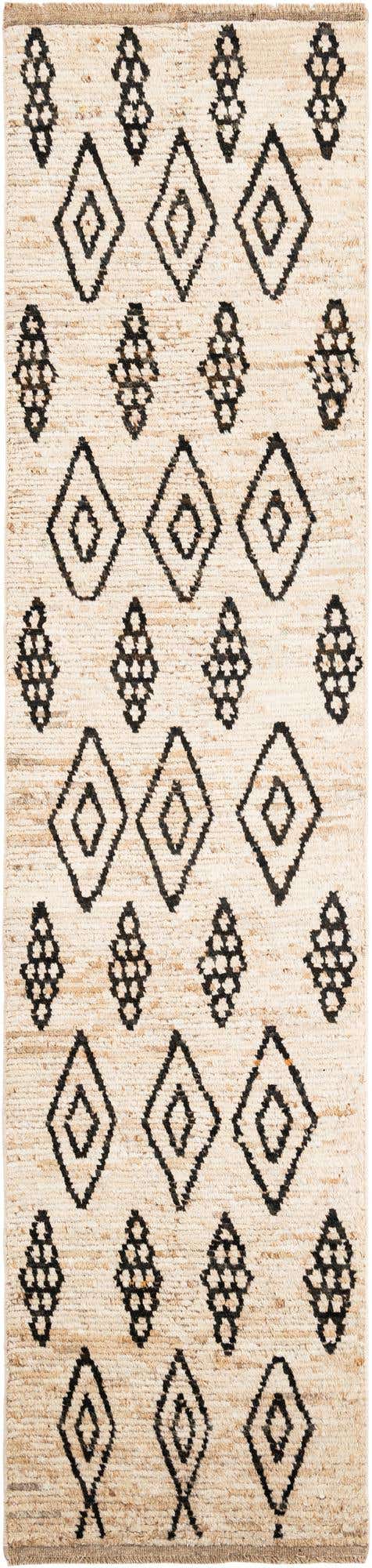 2' 10 x 12' 1 Hand Knotted Moroccan Wool Runner Rug