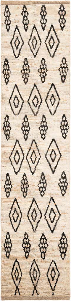 2' 10 x 12' 1 Hand Knotted Moroccan Wool Runner Rug