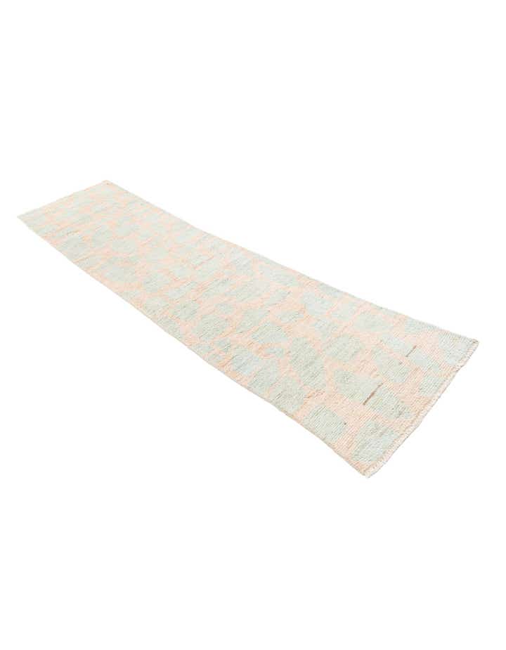 2' 4 x 9' 9 Hand Knotted Moroccan Wool Runner Rug