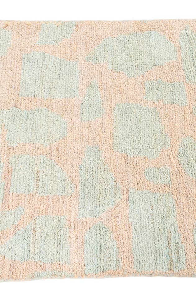 Detail image of 2' 4 x 9' 9 Hand Knotted Moroccan Wool Runner Rug