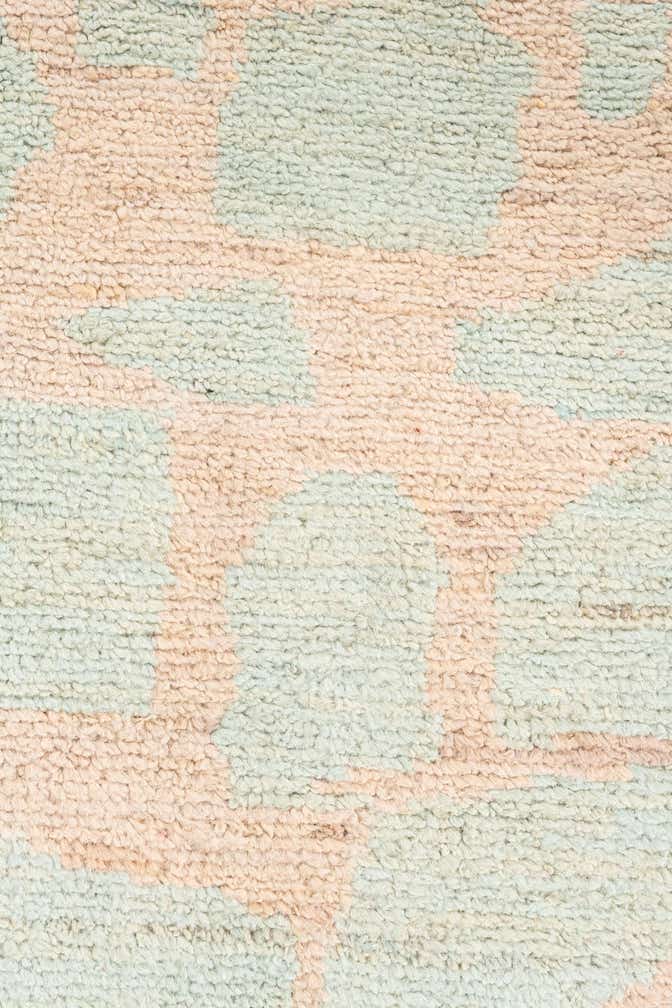 2' 4 x 9' 9 Hand Knotted Moroccan Wool Runner Rug
