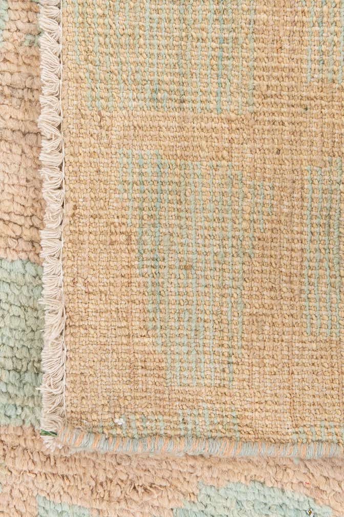 2' 4 x 9' 9 Hand Knotted Moroccan Wool Runner Rug